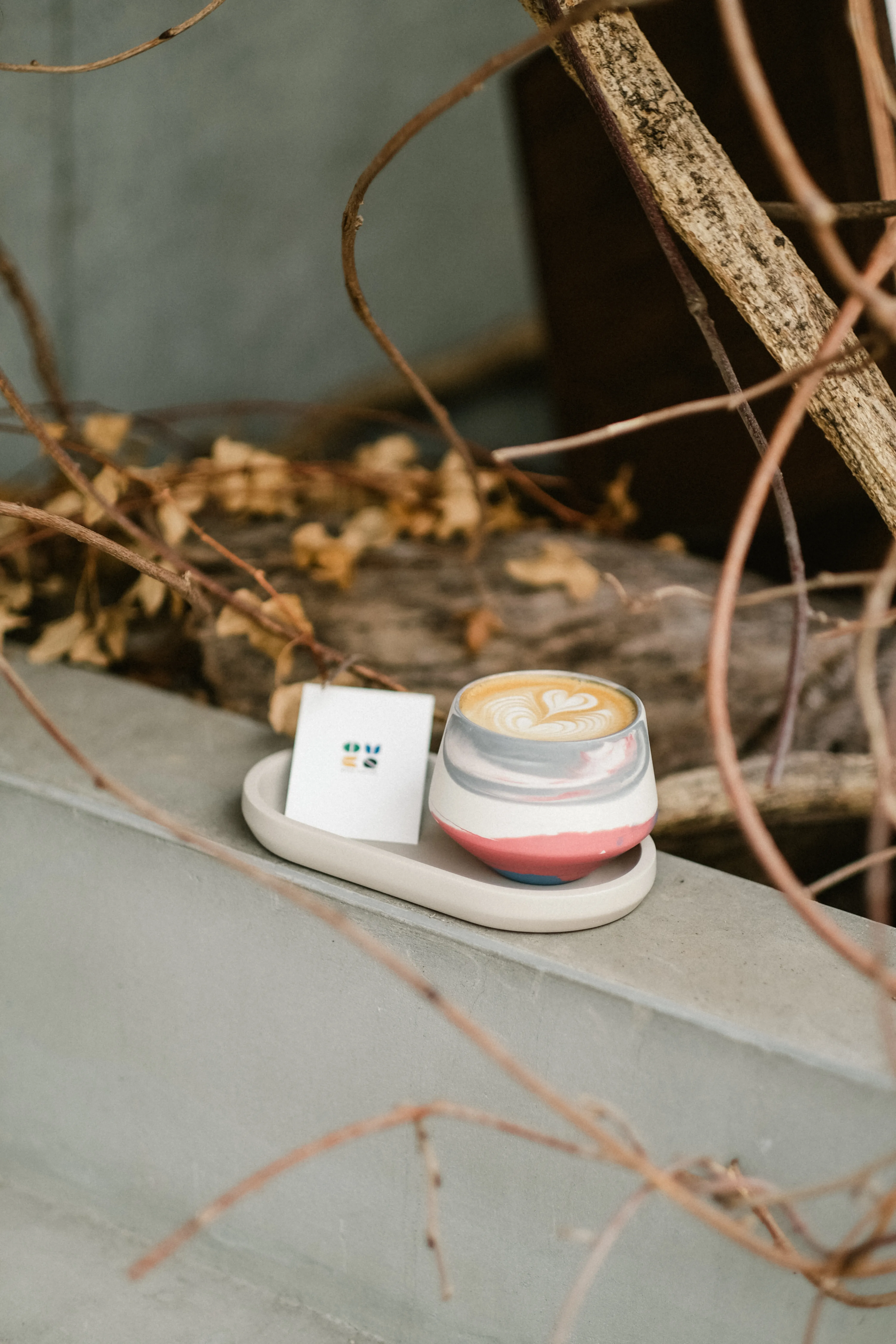 A carefully prepared coffee at Over Coffee Hub