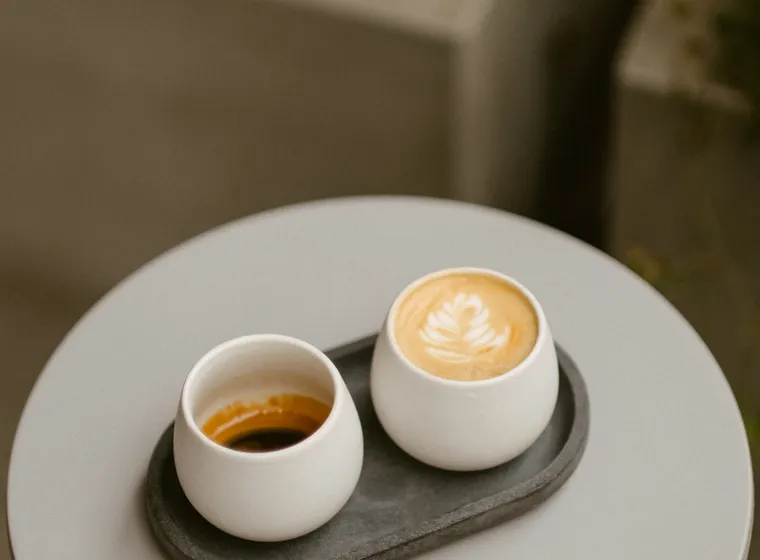 Cortado and espresso tasting set