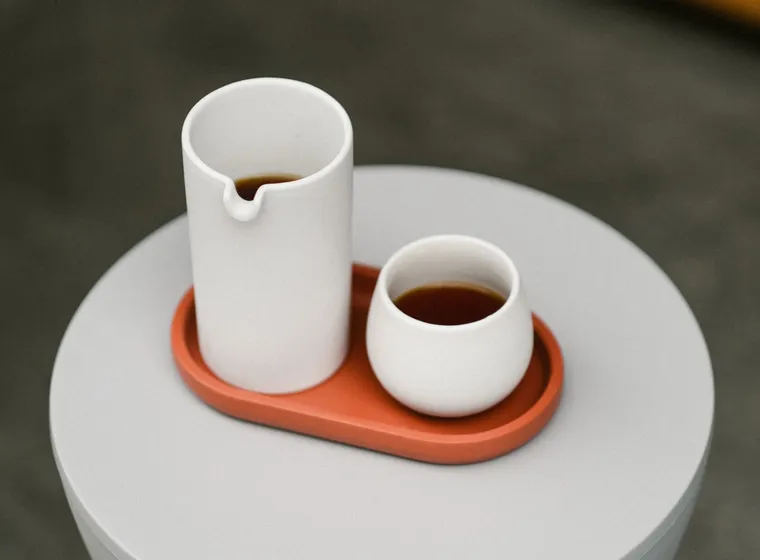 Hand drip coffee being poured