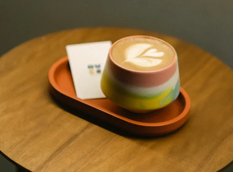 Mocha drink at Over Coffee Hub