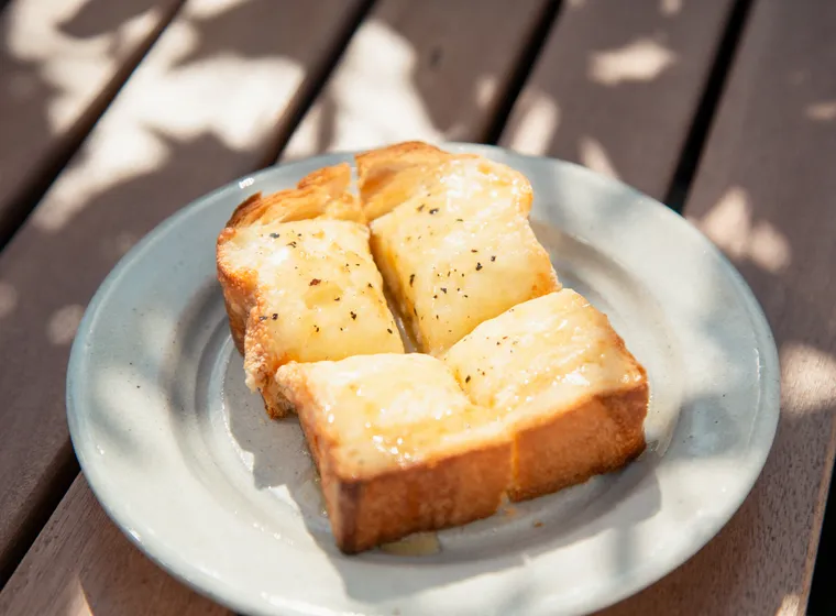 Honey cheese toast